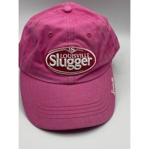 Louisville Slugger Womens Hat Cap Pink Adjustable‎ Strapback By 47' Brand